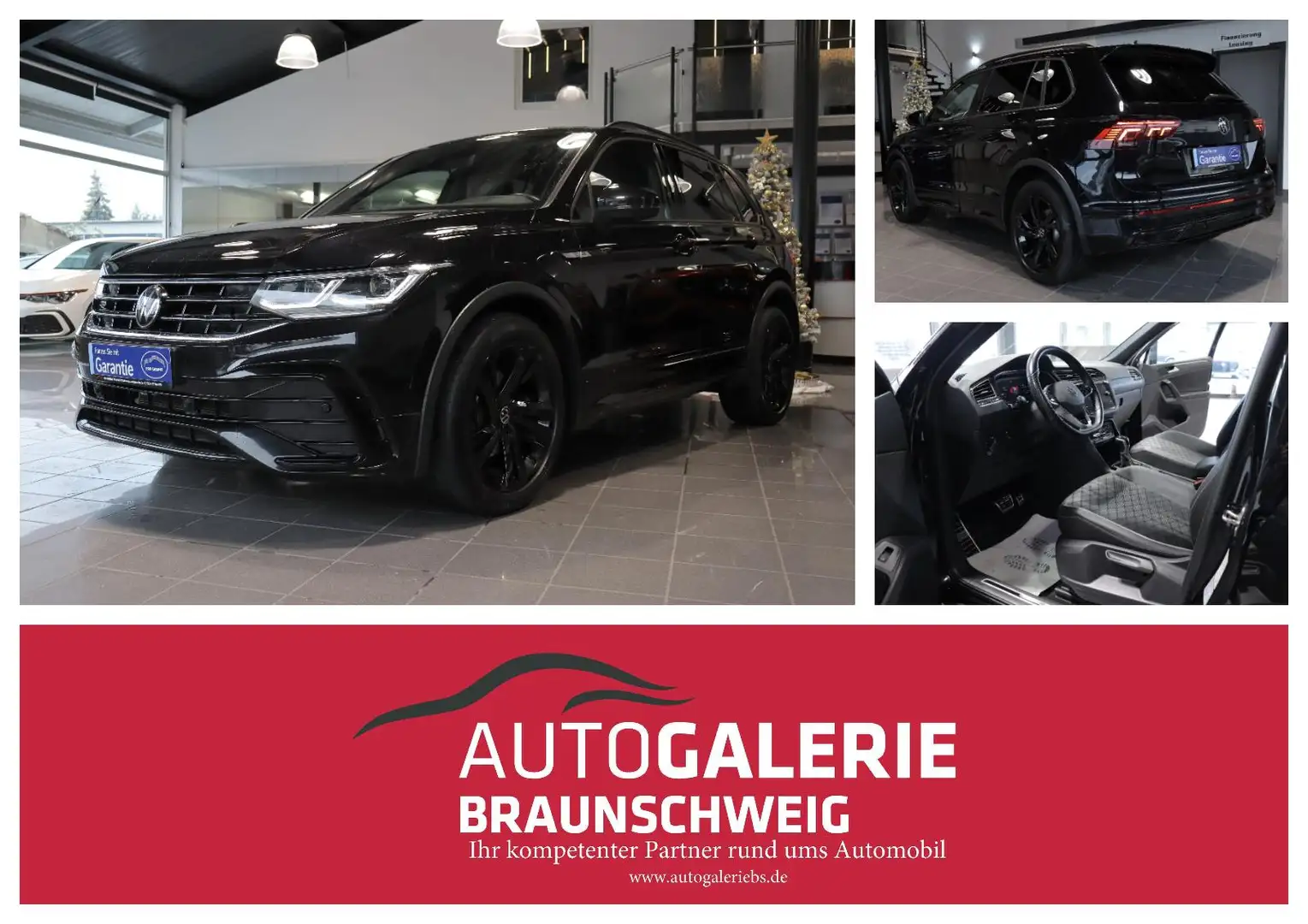 Volkswagen Tiguan 2.0 TDI DSG R-LINE BLACK *ACC*CAM*AHK* Schwarz - 1