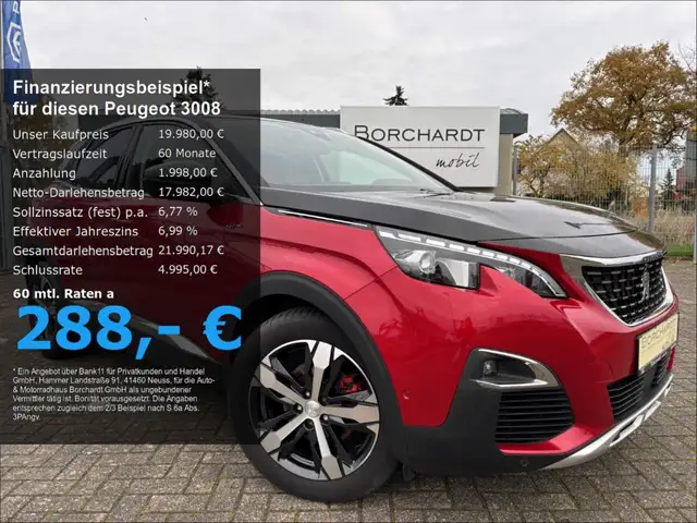 Peugeot 3008 GT-Line*Leder*LED-Paket*AppleCarplay