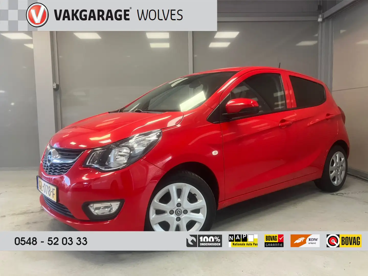 Opel Karl 1.0 ecoFLEX Edition | PARKPILOT | DONKER GLAS | CR Rouge - 1