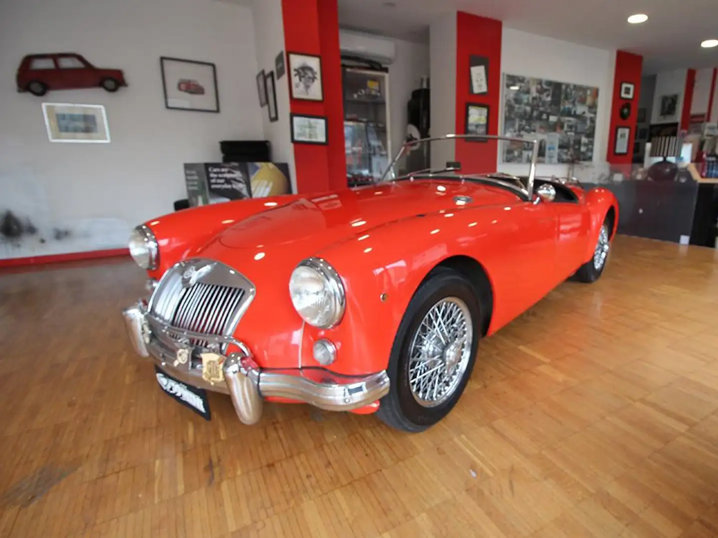 MG MGA roadster 1500 (1956) ASI MG A CLUB Rouge - 1