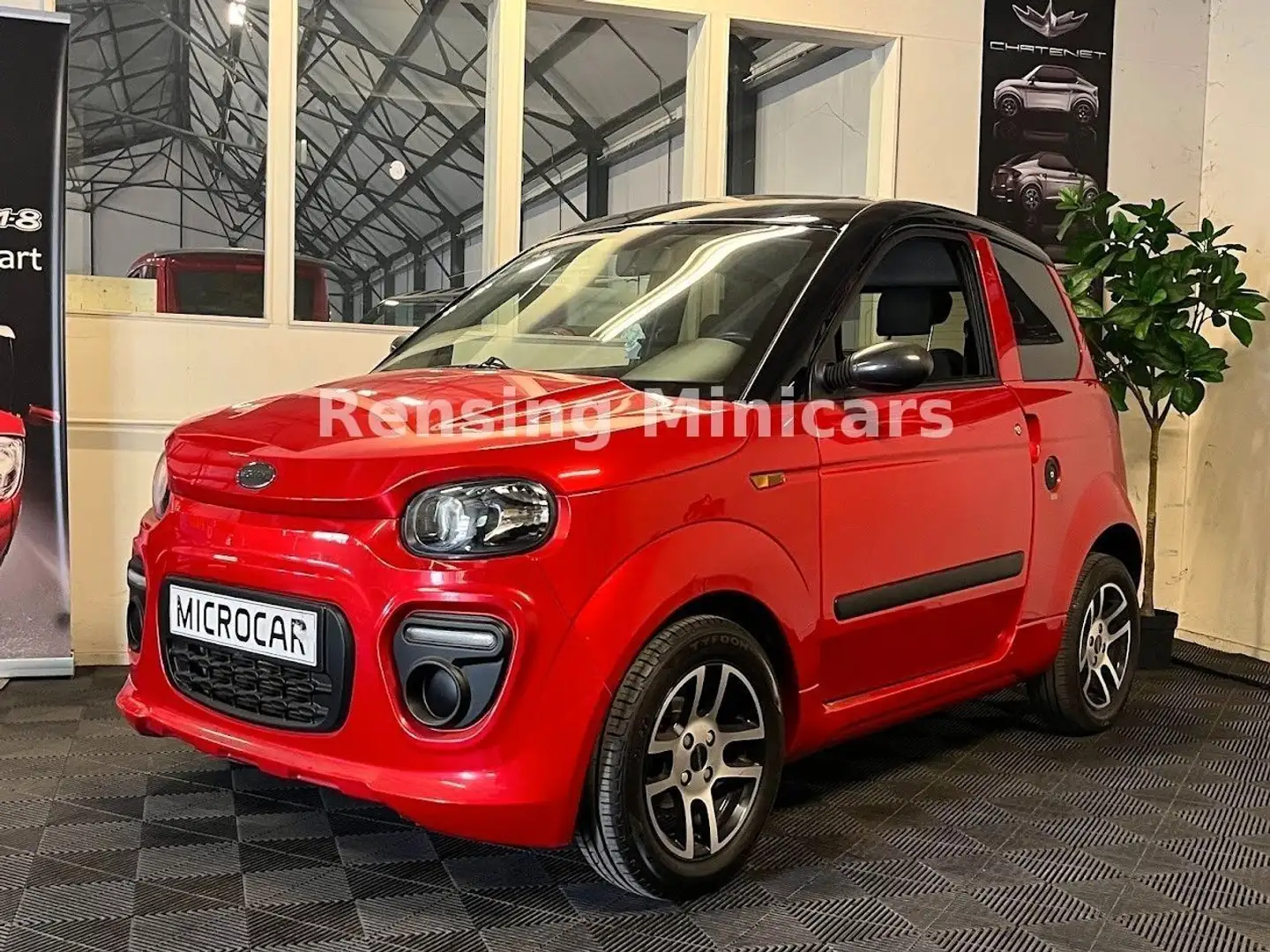 Microcar M.Go 2021 8 PS RED SPORT Mopedauto XXL Koffer 45 Rot - 2