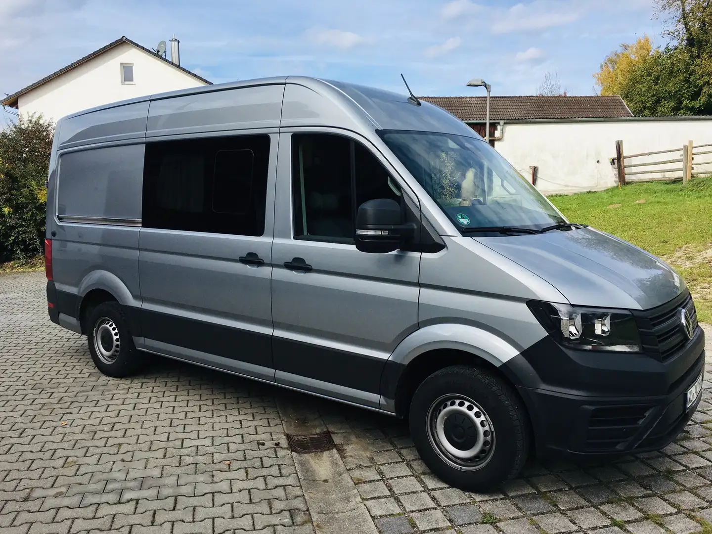 Volkswagen Crafter Crafter 35 TDI Automatik 8-Gang, AHK, NEUWERTIG, 140PS, 1. Hand Silber - 1