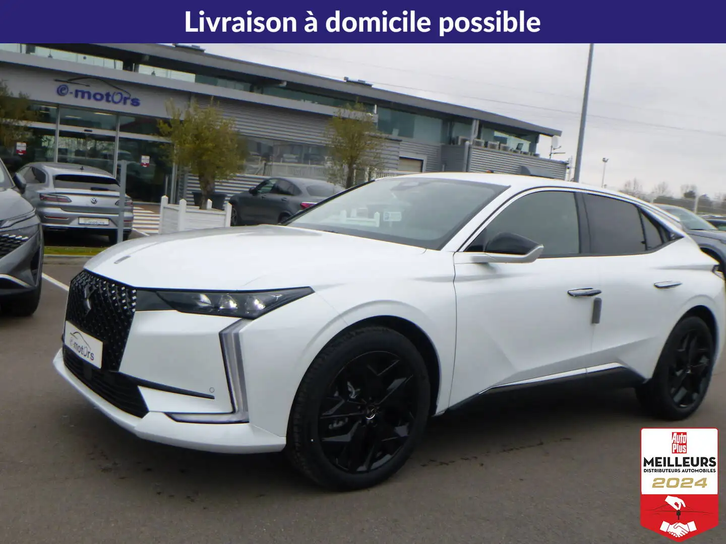 DS Automobiles DS 4 Hybride 136 e-DCT6 Pallas +Pack confort Blanc - 1