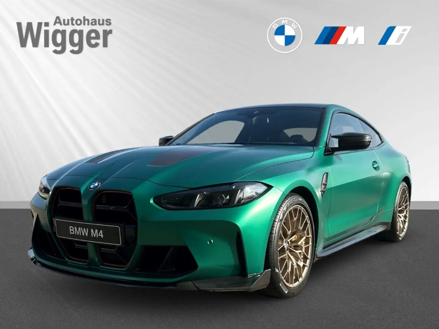 BMW M4 CS Coupe/AD/Leder/Soundsytem HarmanKardon Grün - 1