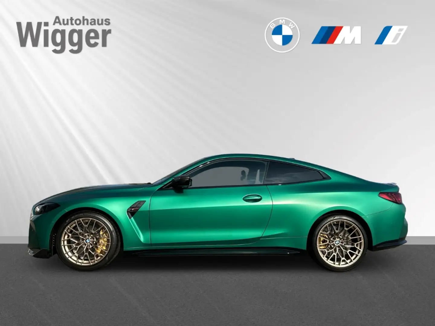 BMW M4 CS Coupe/AD/Leder/Soundsytem HarmanKardon Grün - 2