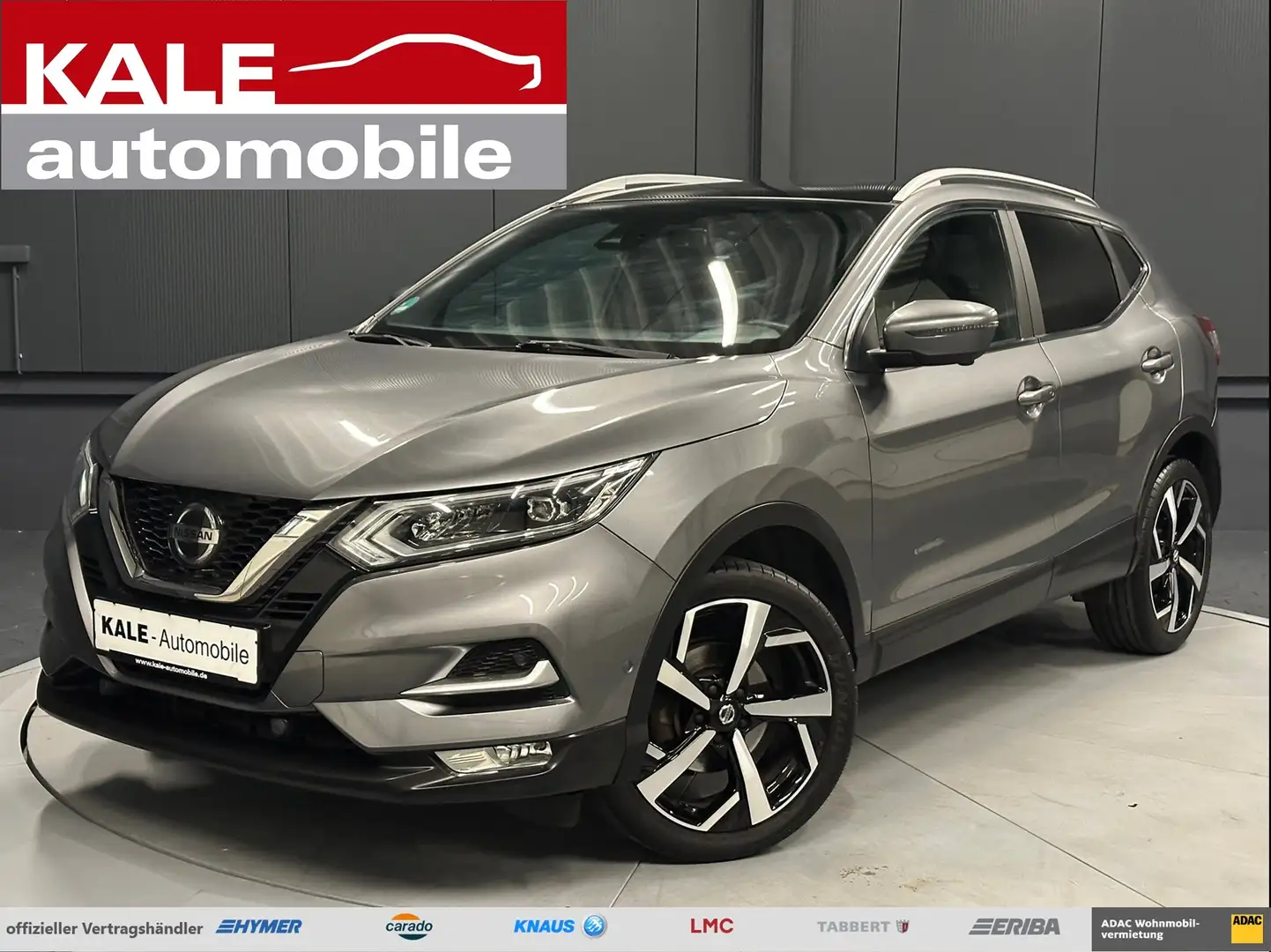 Nissan Qashqai 1.3 DIG-T Tekna*LEDER*19Zoll*PANORAMA*AHK*360* Grau - 1