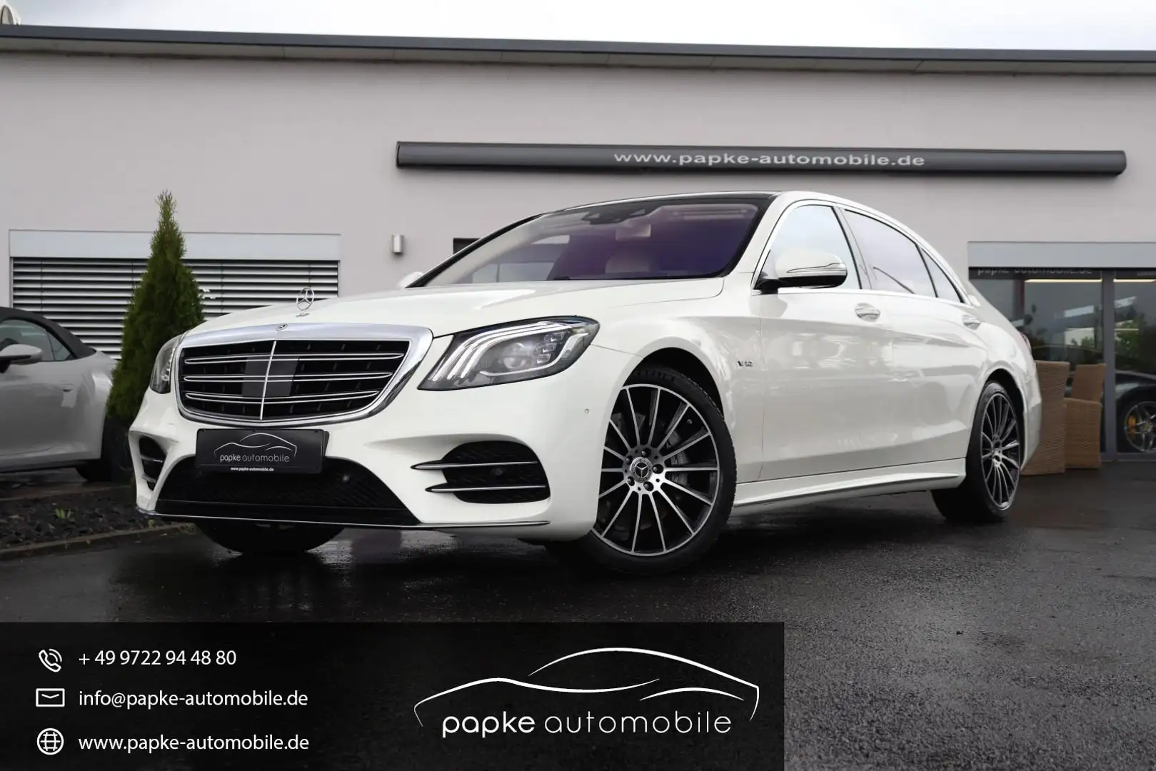Mercedes-Benz S 600 L V12 Sport-Paket AMG +NACHT+SKY+CHAUFFEUR+ Blanc - 1
