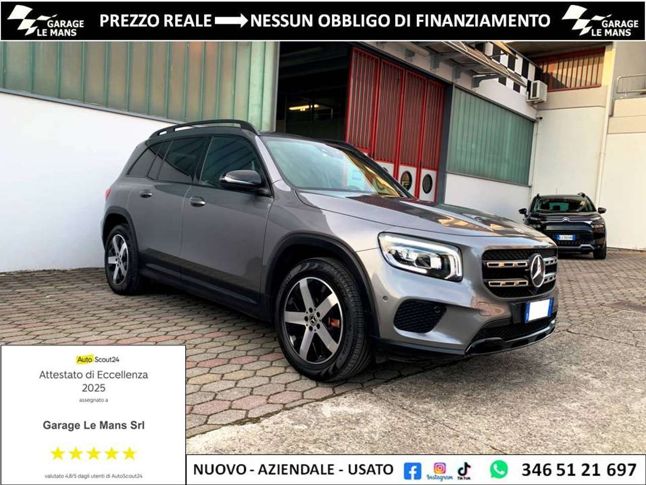 Mercedes-Benz GLB 200 D SPORT PLUS NAVI PELLE LED TELEC HEAD-UP