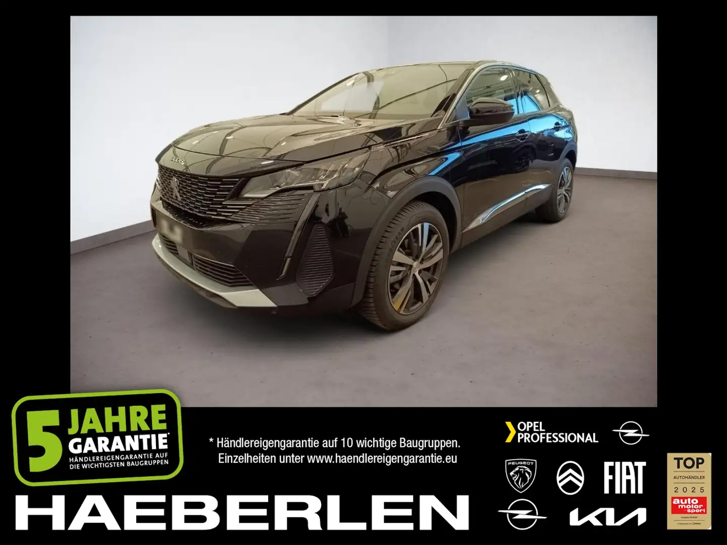 Peugeot 3008 1.2 145 e-DSC LED+Navi+SHZ+2xKlima+Kam.+LM Zwart - 1