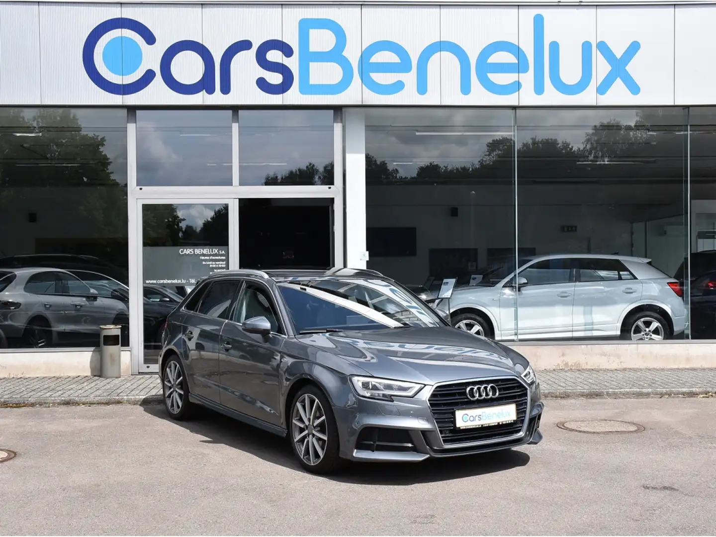 Audi A3 Sportback 30 TFSI S-Line TO CUIR GPS CAM LED KEYL. Gris - 1