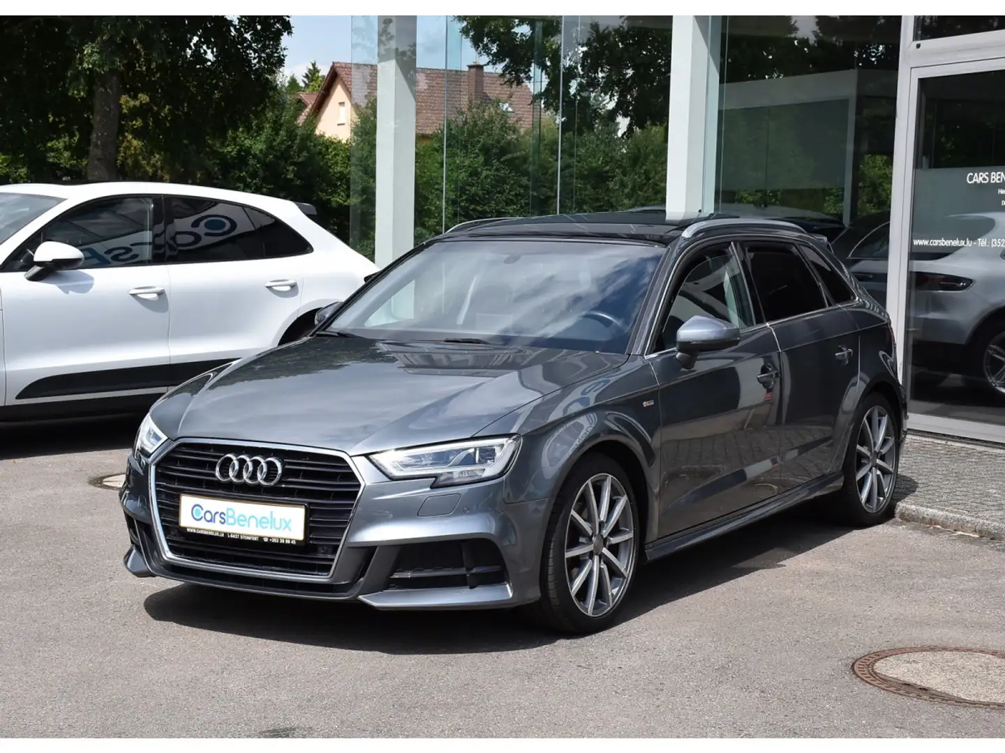 Audi A3 Sportback 30 TFSI S-Line TO CUIR GPS CAM LED KEYL. Gris - 2