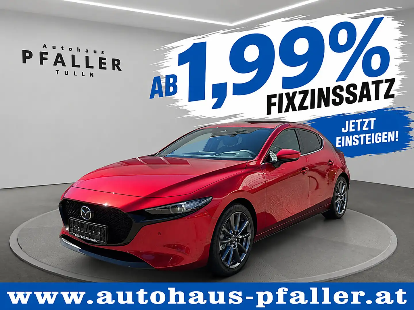Mazda 3 Mazda3 e-Skyactiv-G140 Exclusive-Line Aut. Rot - 1