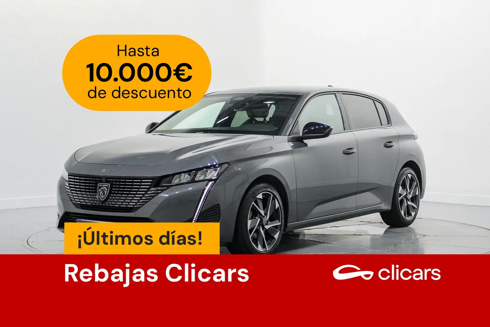 Peugeot 308 1.2 PureTech S&S Allure 130 Gris - 1