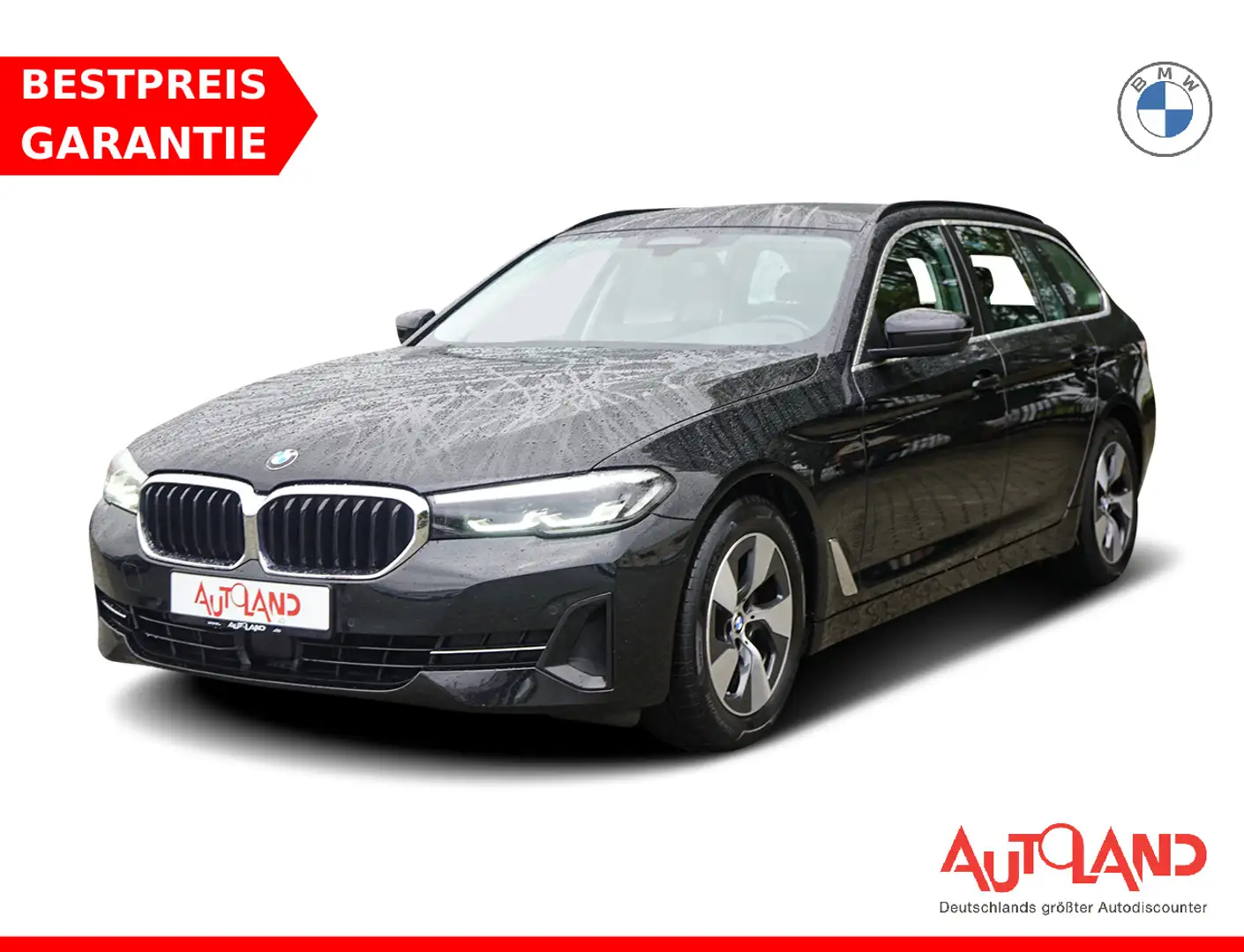 BMW 520 520d Touring Aut. LED Navi ACC Leder Sportsitze Schwarz - 1