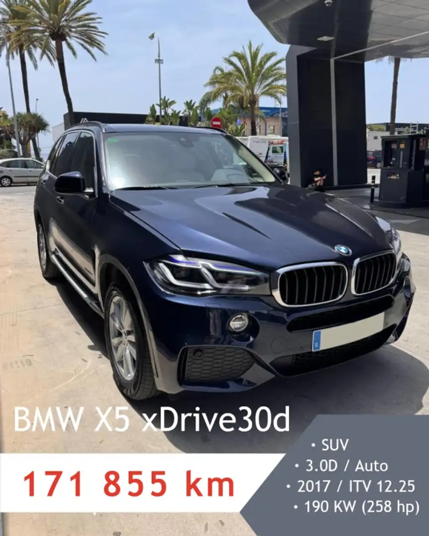 BMW X5 xDrive 30dA Azul - 1