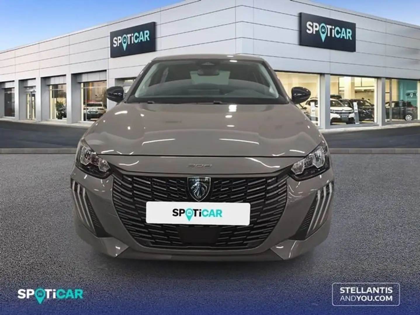 Peugeot 208 1.2 Hybrid Allure e-DCS6 110 Gris - 2