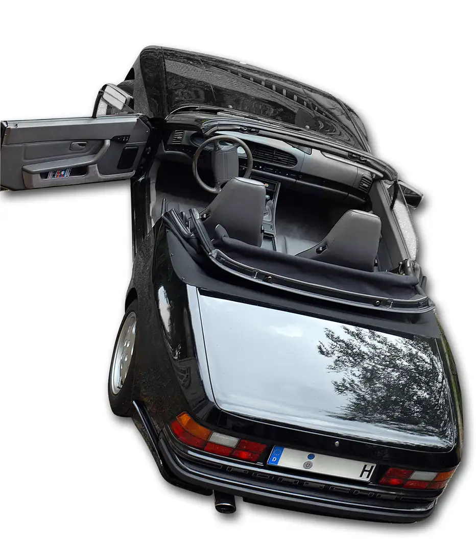 Porsche 944 944 S2 Cabriolet mit H Kennzeichen Zwart - 1