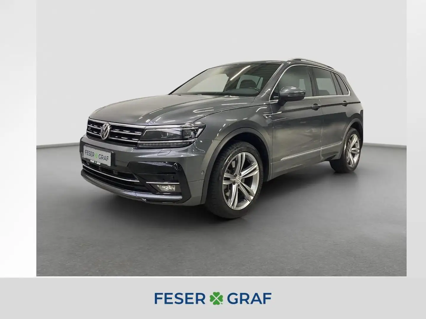 Volkswagen Tiguan R-Line 2.0 TDI 4M DSG AHK 360° ACC DCC Grau - 1