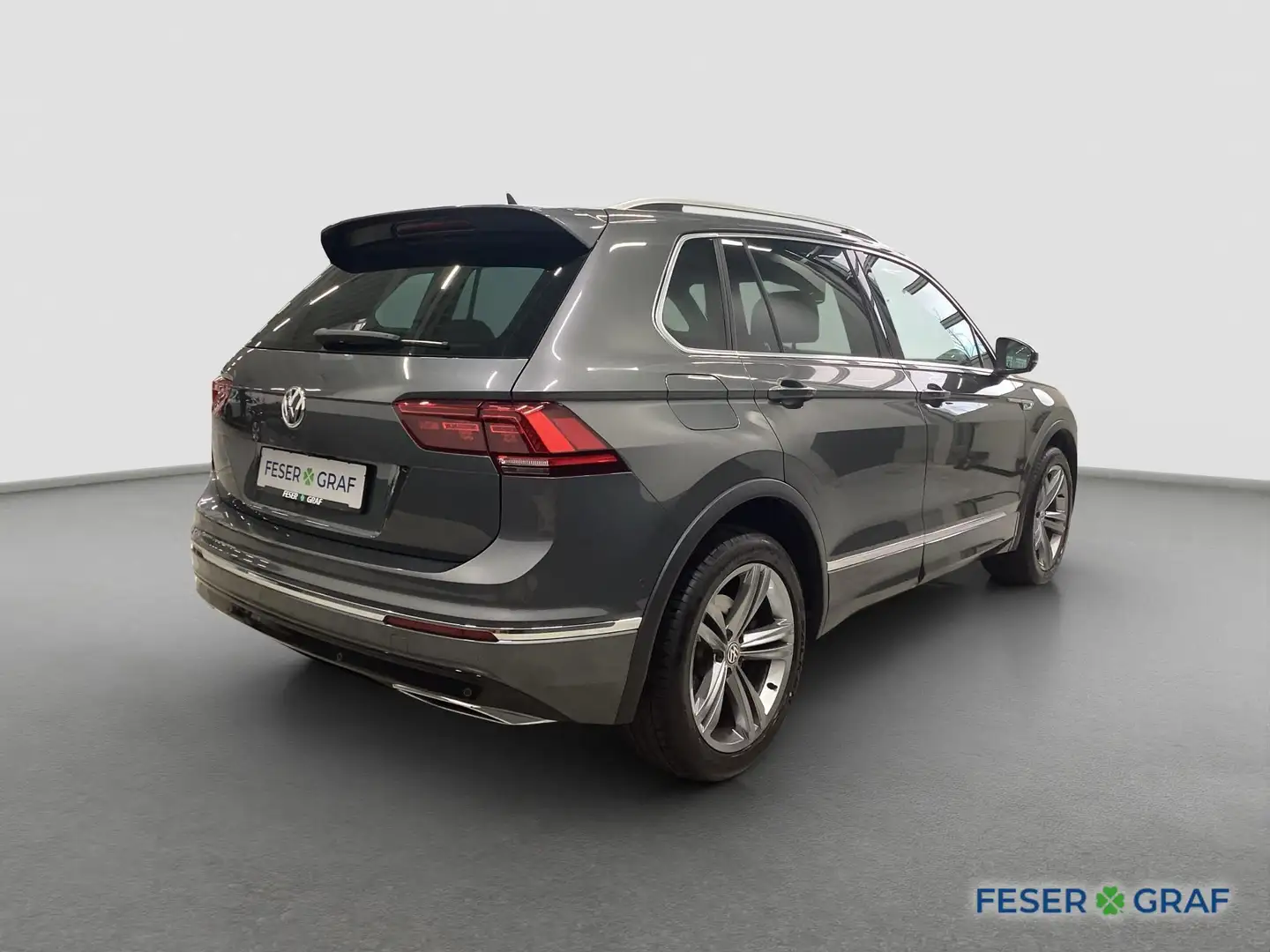 Volkswagen Tiguan R-Line 2.0 TDI 4M DSG AHK 360° ACC DCC Grijs - 2
