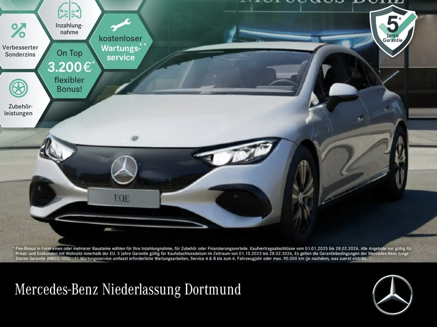 Mercedes-Benz EQE 300 Avantgarde WideScreen Distr. LED Kamera Silber - 1