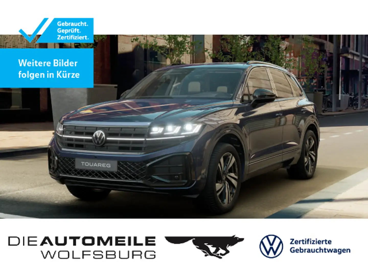 Volkswagen Touareg 3.0 TDI Tiptronic R-Line Pano/AHK/BlackS Blau - 1