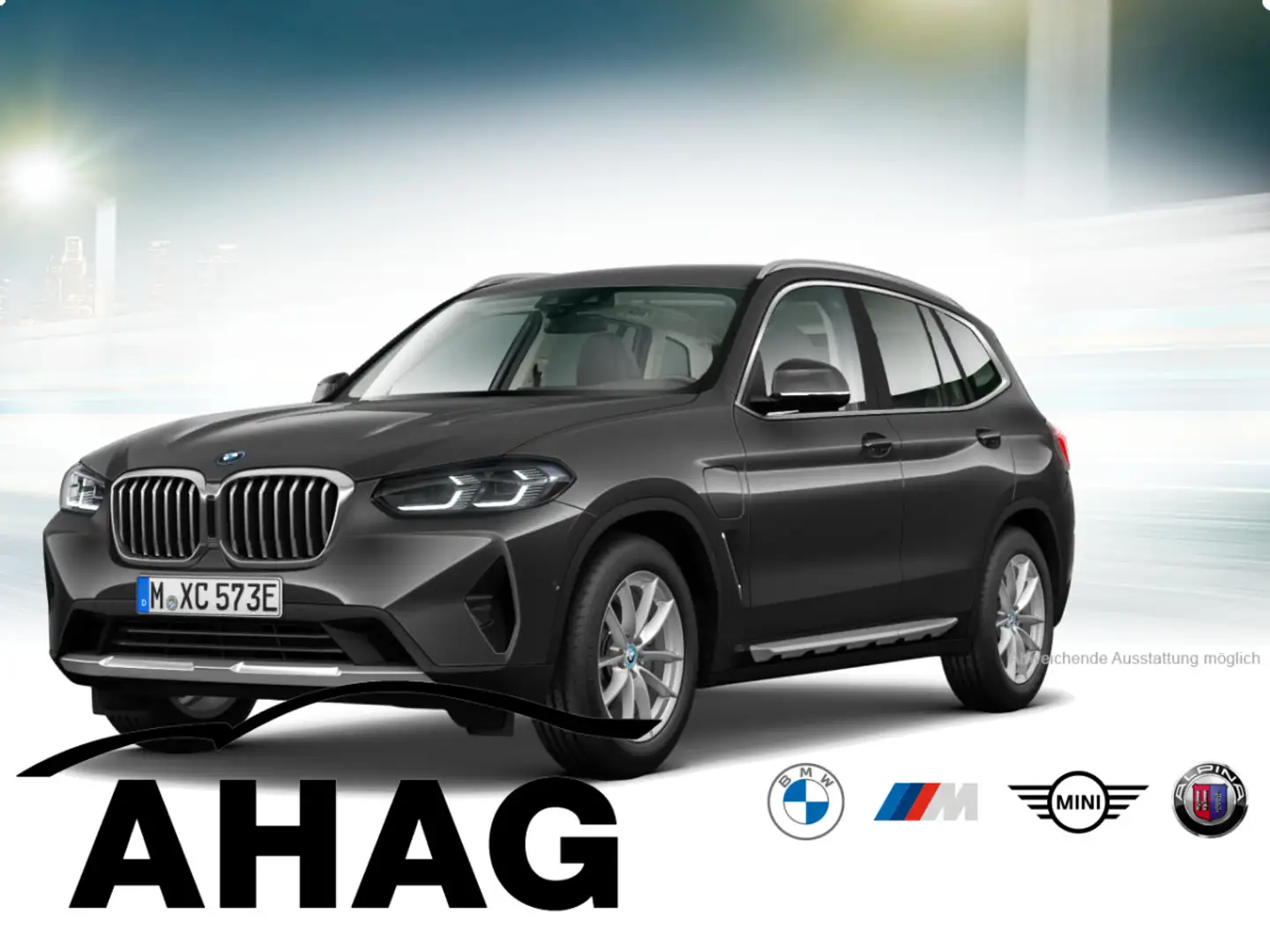 BMW X3 xDrive30e AT Navi Leder Bluetooth PDC MP3 Schn. Blau - 1