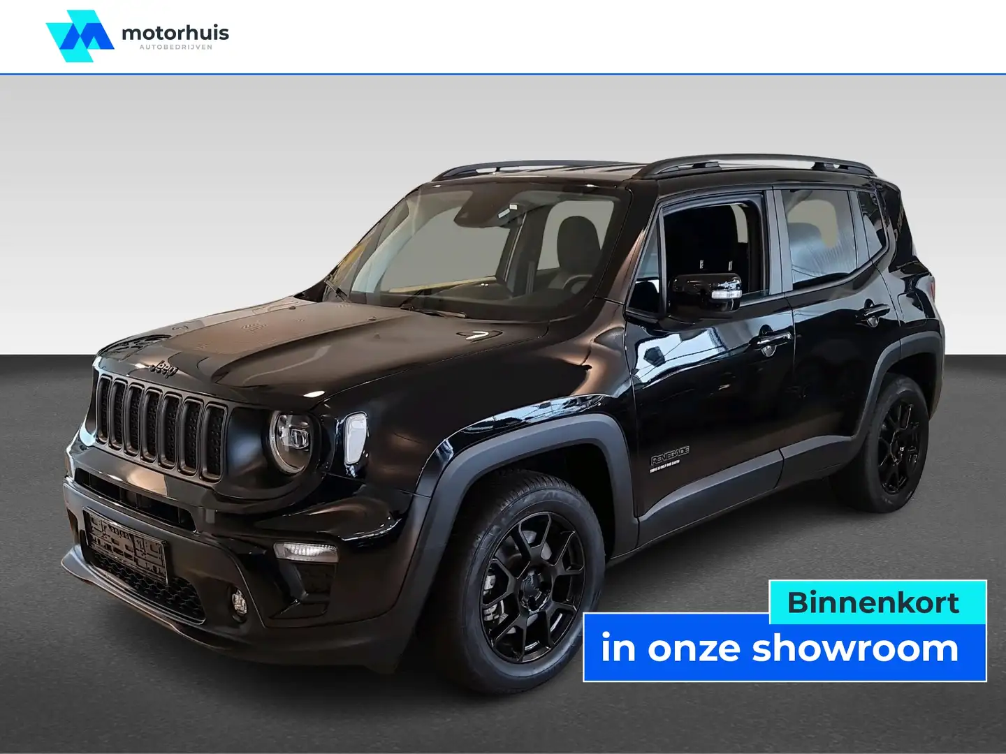 Jeep Renegade 1.3T 4xe 240pk Plug-in Hybrid 4WD Aut Trailhawk Zwart - 1