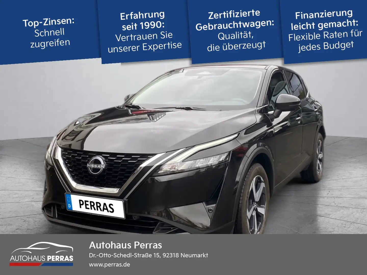 Nissan Qashqai DIG-T 1.3 XTronic N-Connecta Winterpaket Navi FLA Black - 1