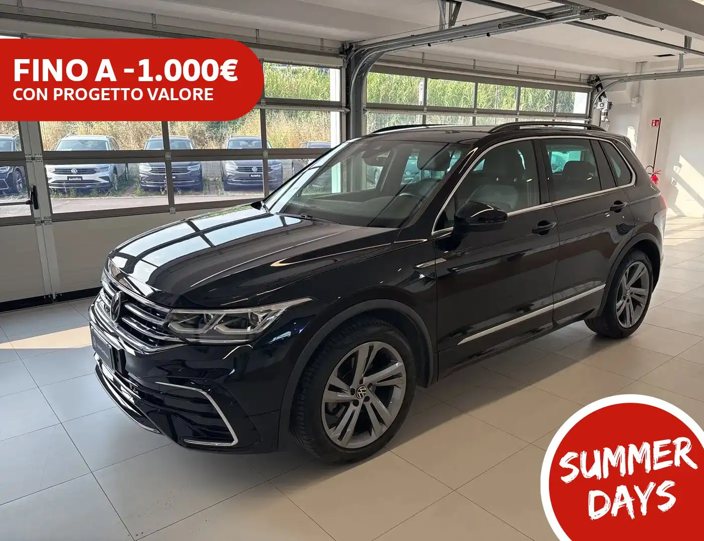 Volkswagen Tiguan R-LINE 2.0 TDI SCR 150 CV DSG Noir - 1