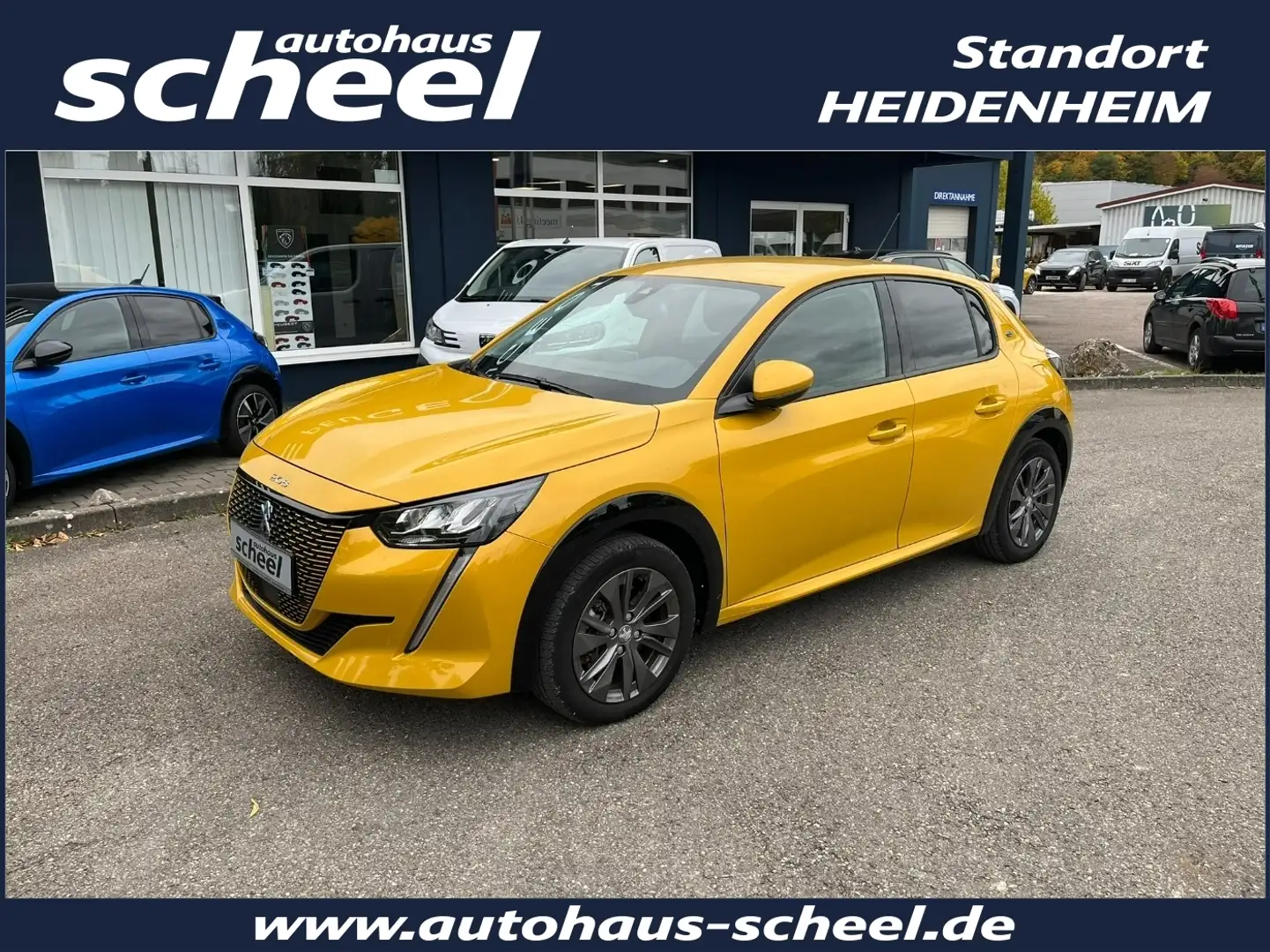Peugeot 208 e- 136 (e-) e- Allure Kam./KeyLess/KlimaA Gelb - 1
