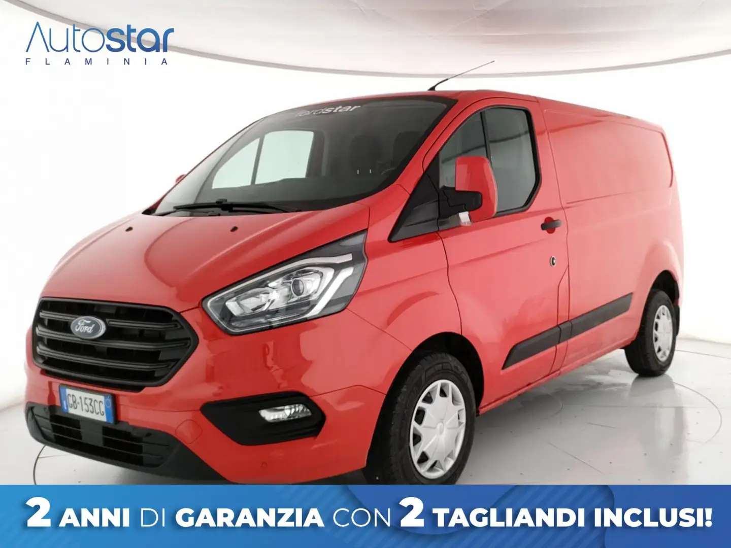Ford Transit Custom 280 2.0 tdci MHEV 130cv trend L1H1 E6.2 Rosso - 1