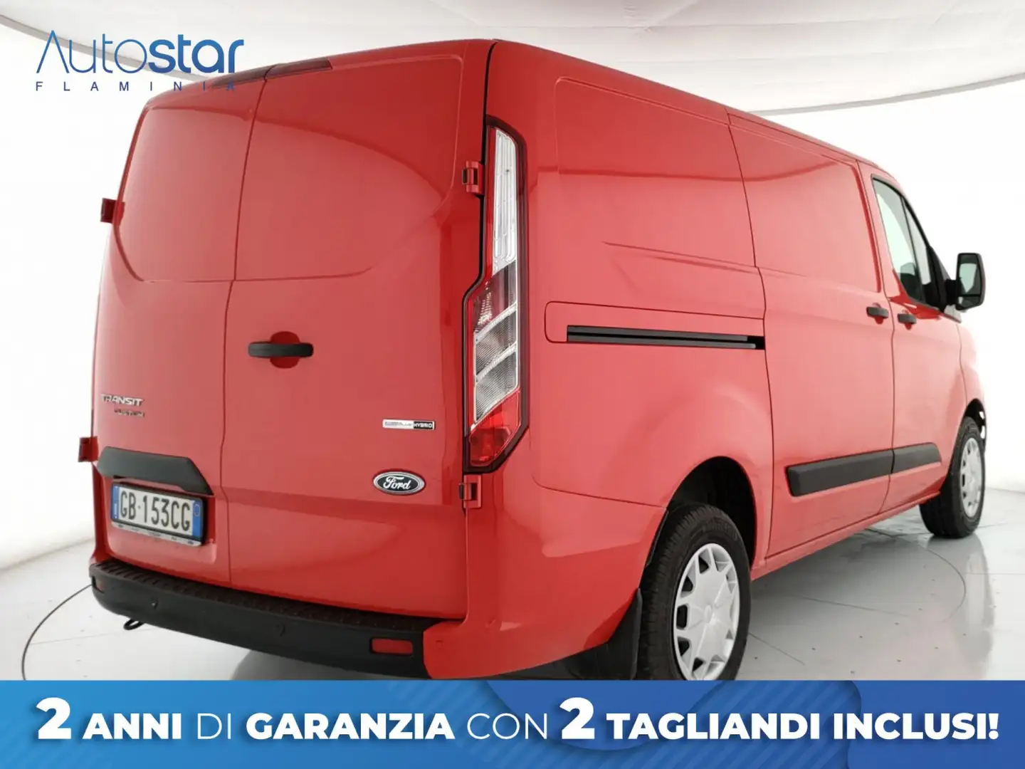 Ford Transit Custom 280 2.0 tdci MHEV 130cv trend L1H1 E6.2 Rosso - 2