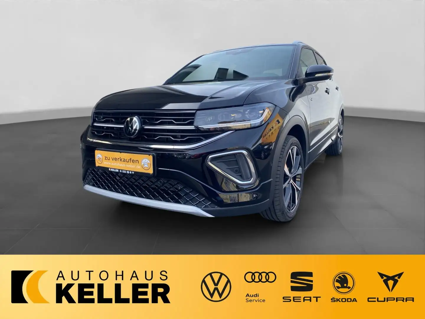 Volkswagen T-Cross R-Line 1.5 TSI DSG R-Line LED/AHK/ACC/18"/Navi/Kam Noir - 2