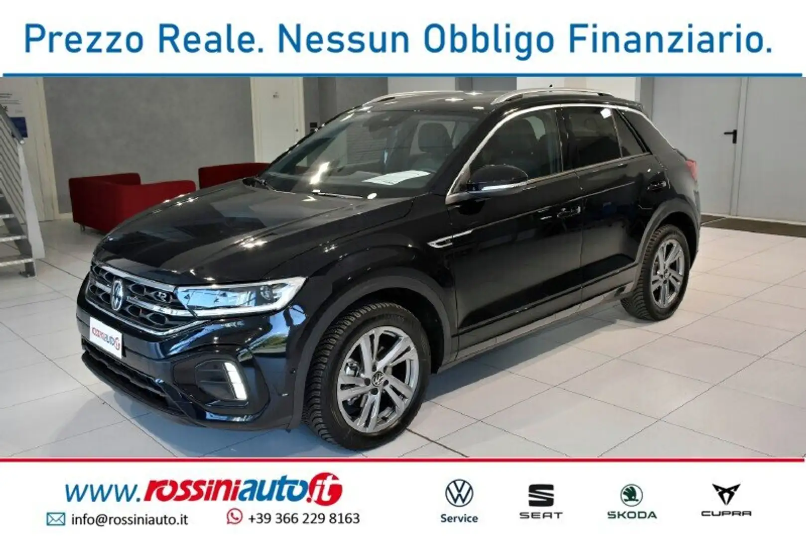 Volkswagen T-Roc 1.5 TSI 150 CV DSG R-LINE + I.Q LED + REARVIEW + N Noir - 1
