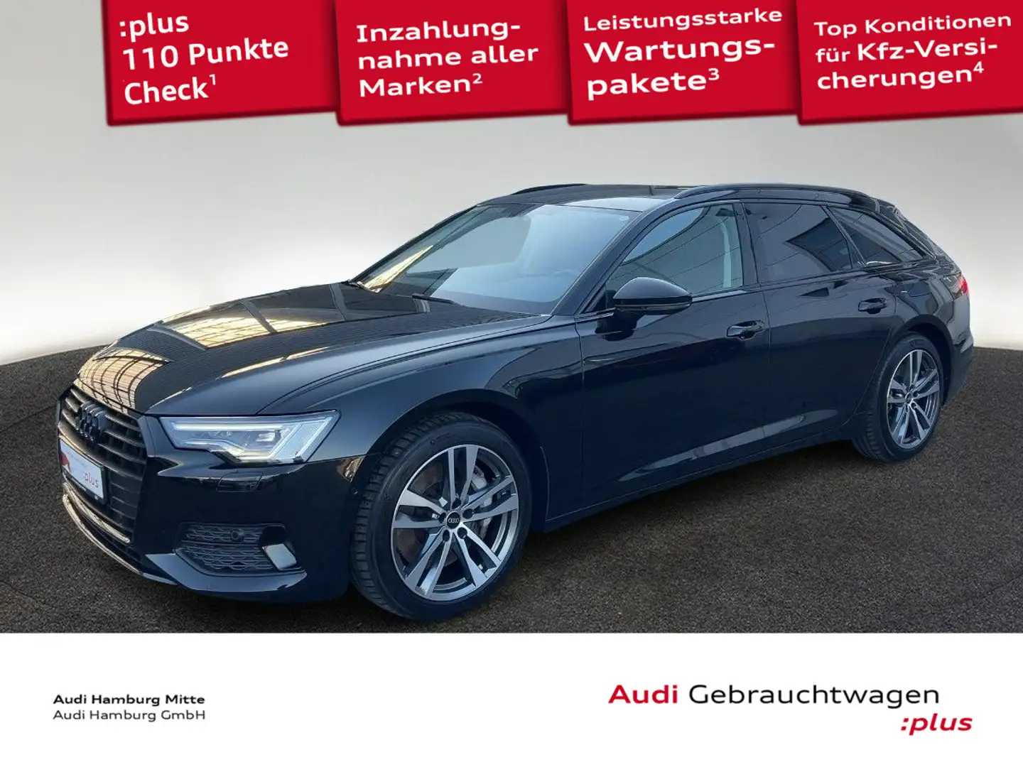 Audi A6 50 TFSI e sport quattro S tronic Matrix Schwarz - 1