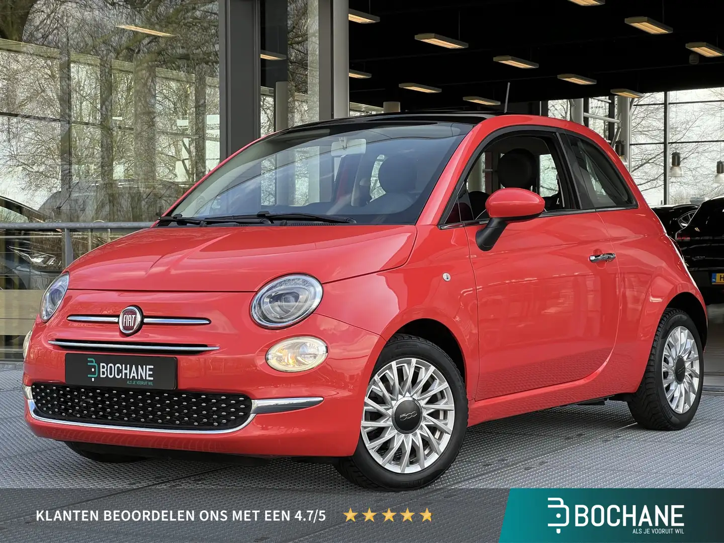 Fiat 500 0.9 TwinAir Turbo Lounge | Panoramadak | Navigatie Rojo - 1