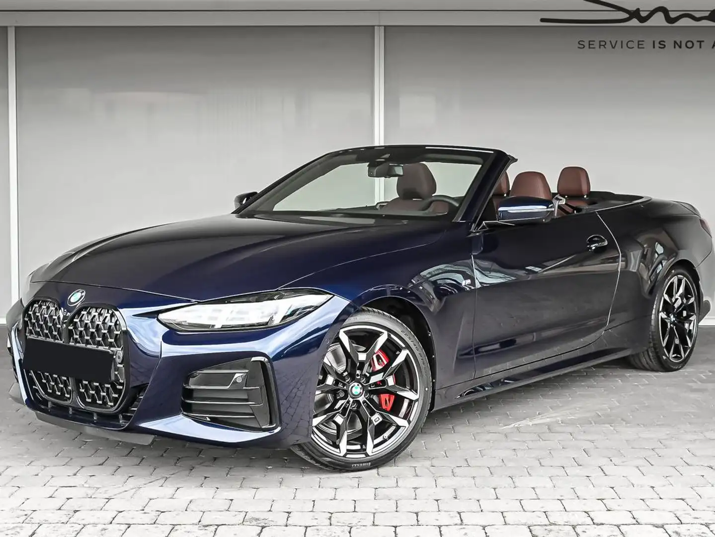 BMW 420 iA Cabrio - M Sport Pack Pro - FACELIFT - DEMO Blauw - 1