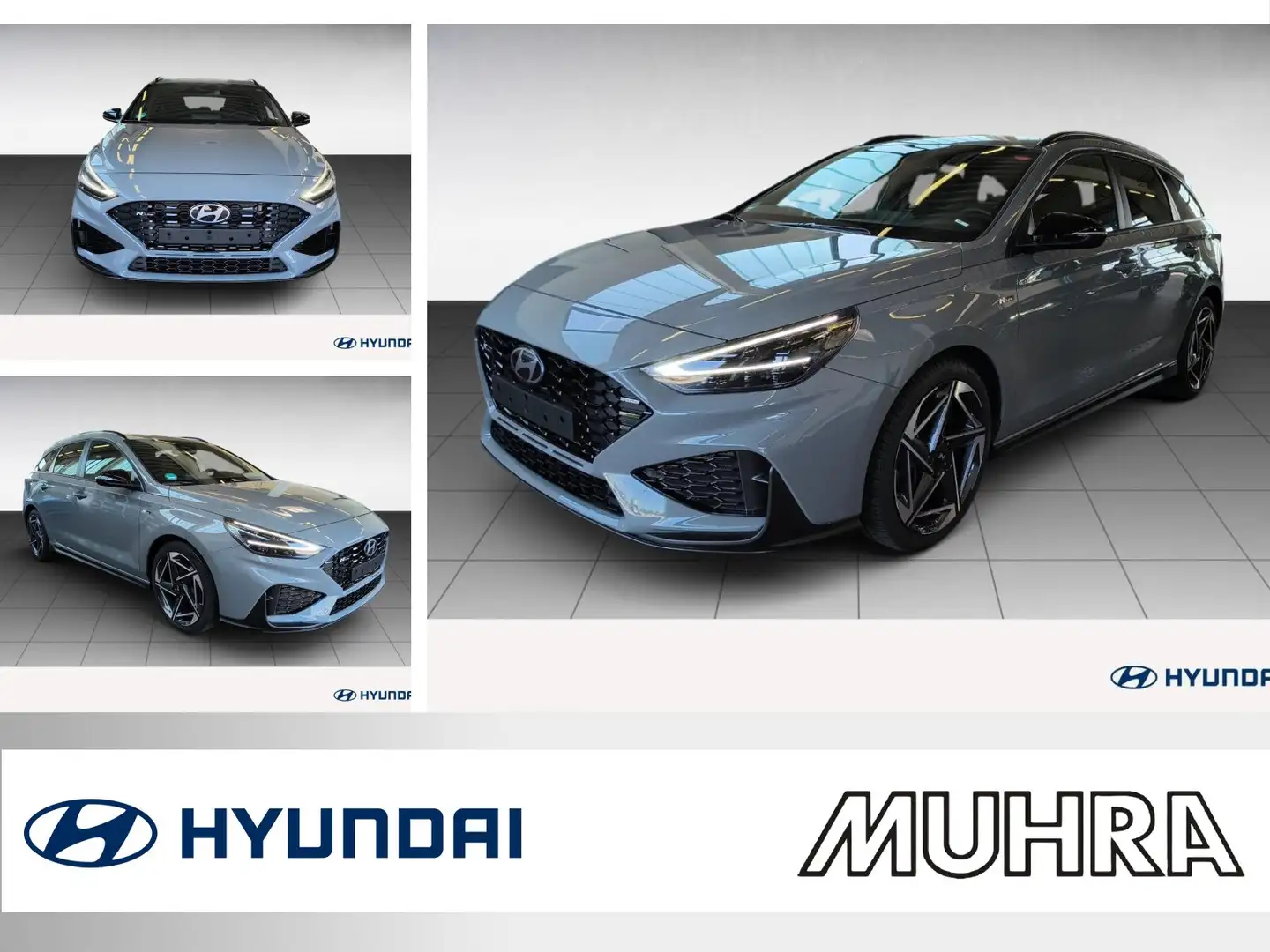 Hyundai i30 KOMBI N LINE Mild-Hybrid 7-DCT LED SHZ 18" Gris - 1