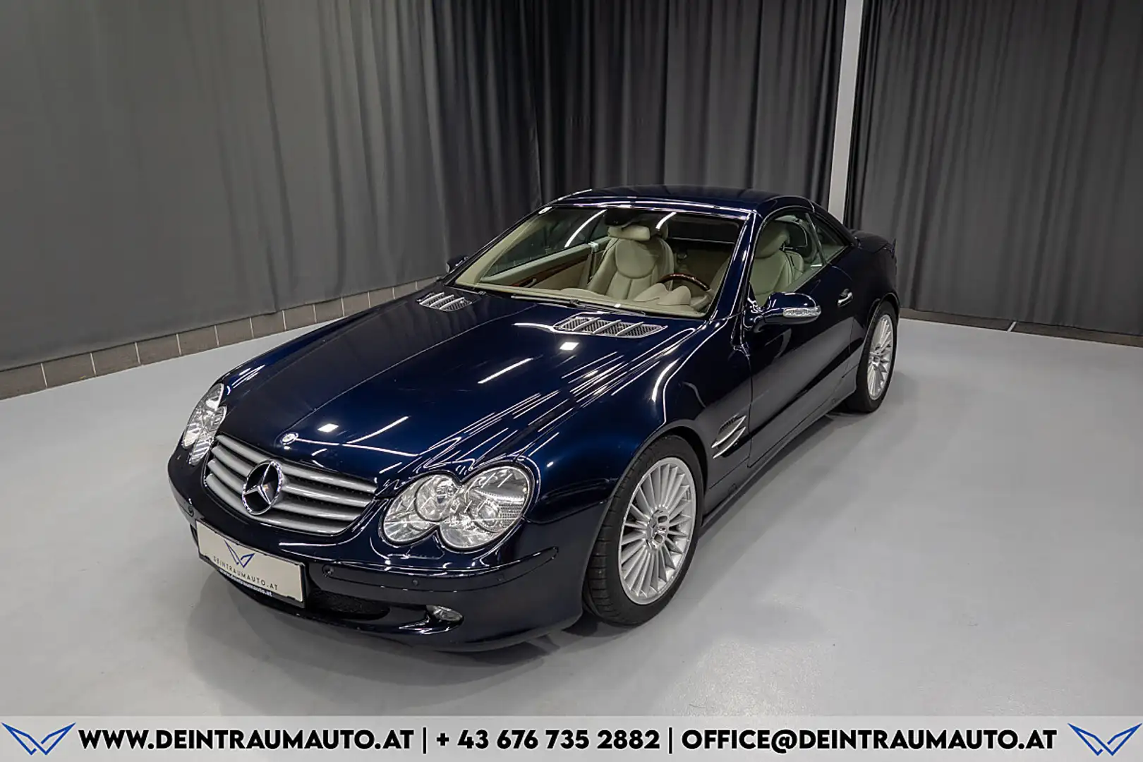 Mercedes-Benz SL 500 Roadster Aut.*SHZ*TEMPOMAT*BRABUS* Blau - 2
