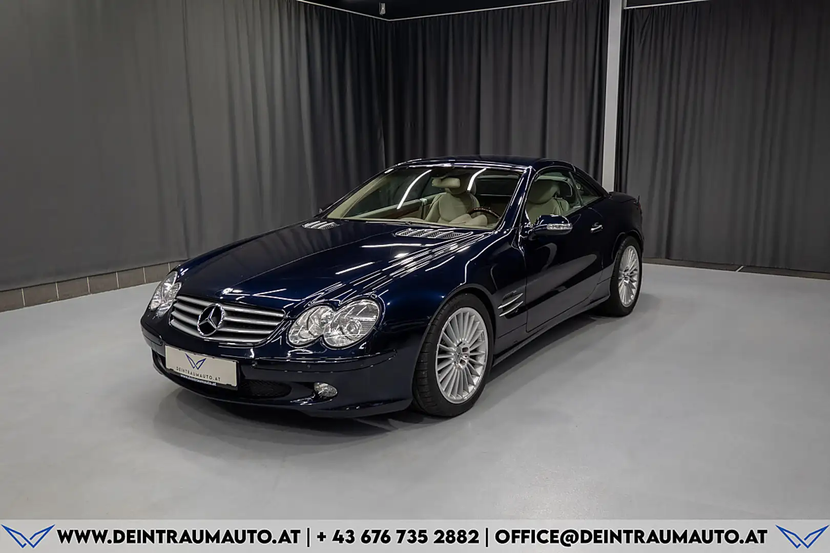 Mercedes-Benz SL 500 Roadster Aut.*SHZ*TEMPOMAT*BRABUS* Blau - 1
