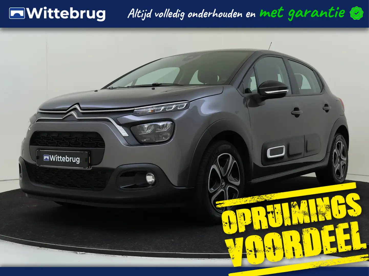 Citroen C3 1.2 PureTech 82PK Plus UITVERKOOP !!! Grijs - 1