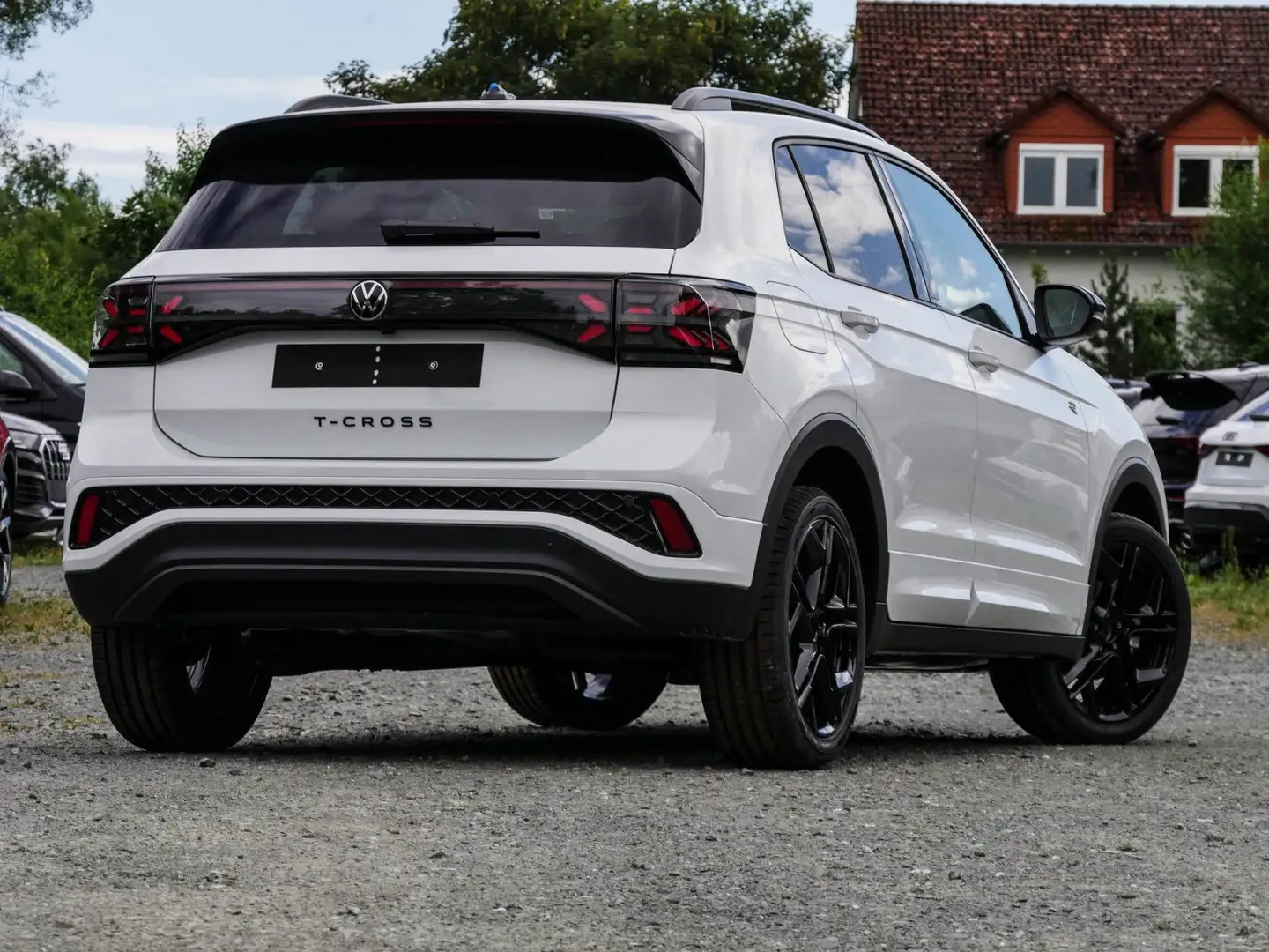 Volkswagen T-Cross R-Line 1.0TSI 116 PS DSG AHK,Kamera,NAVI Weiß - 2