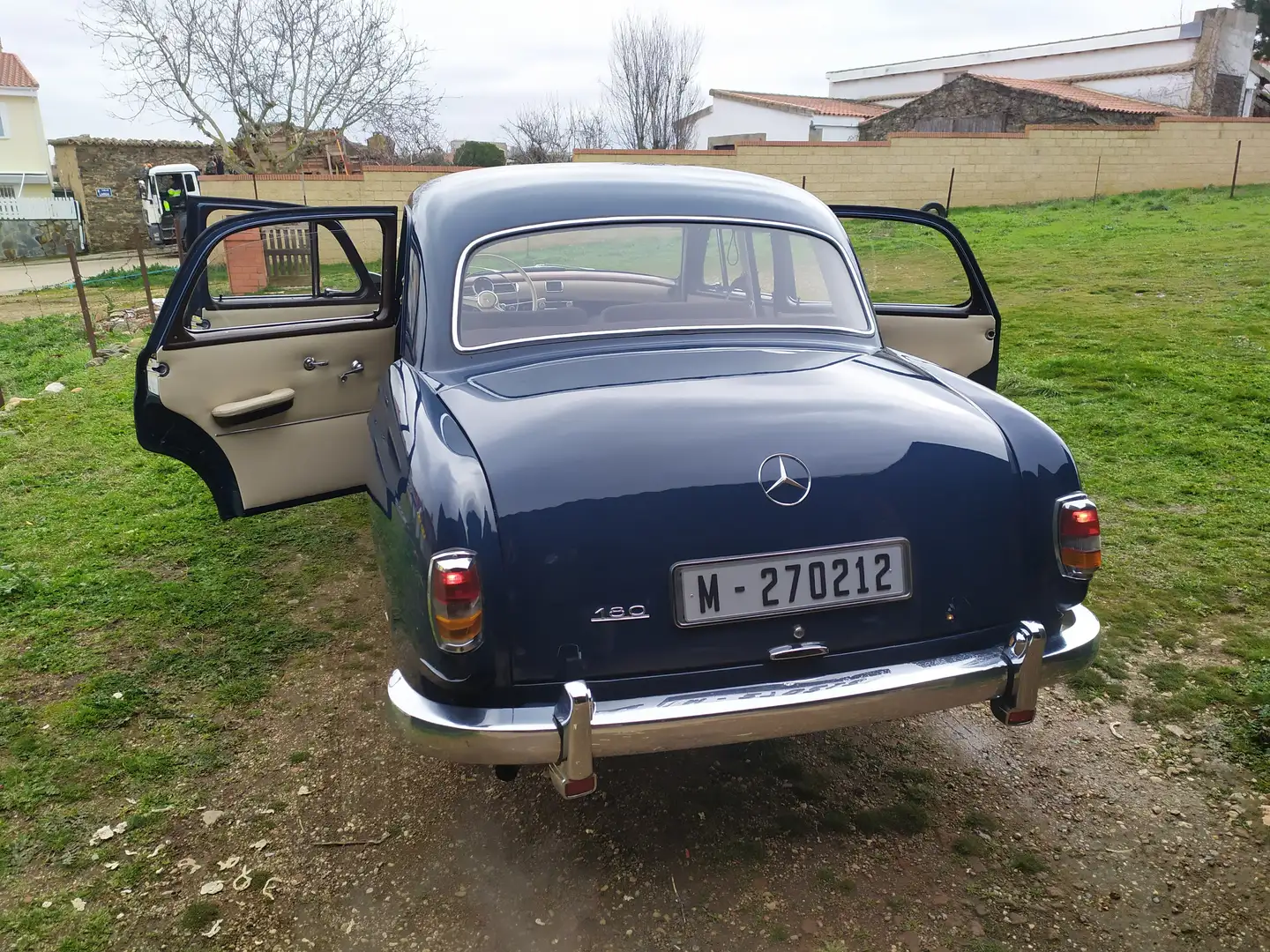 Mercedes-Benz 180 180a ponton Azul - 2