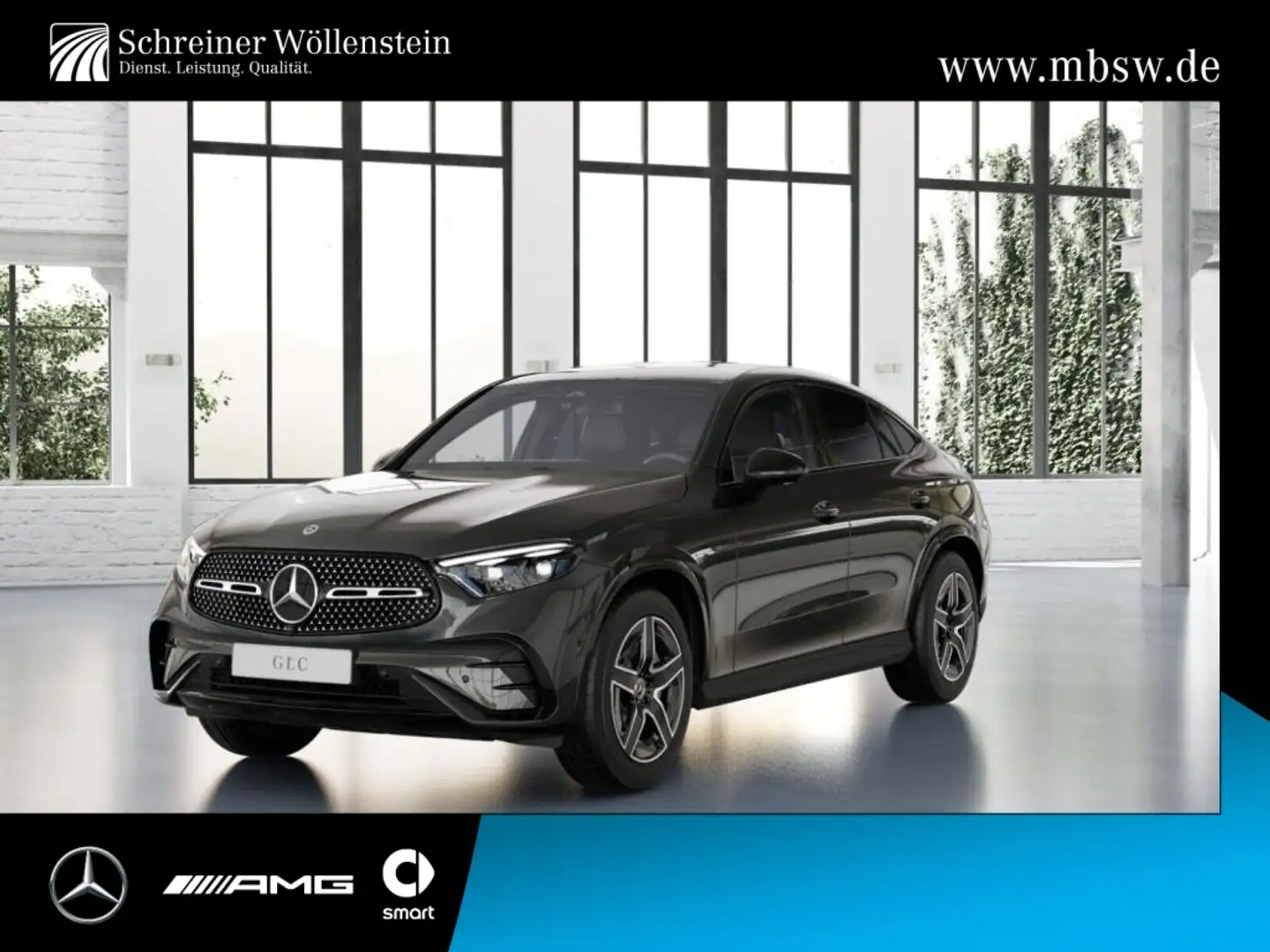 Mercedes-Benz GLC 300 d 4m C AMG*Night*AHK*Dig-Light*Distr*360 Grijs - 1