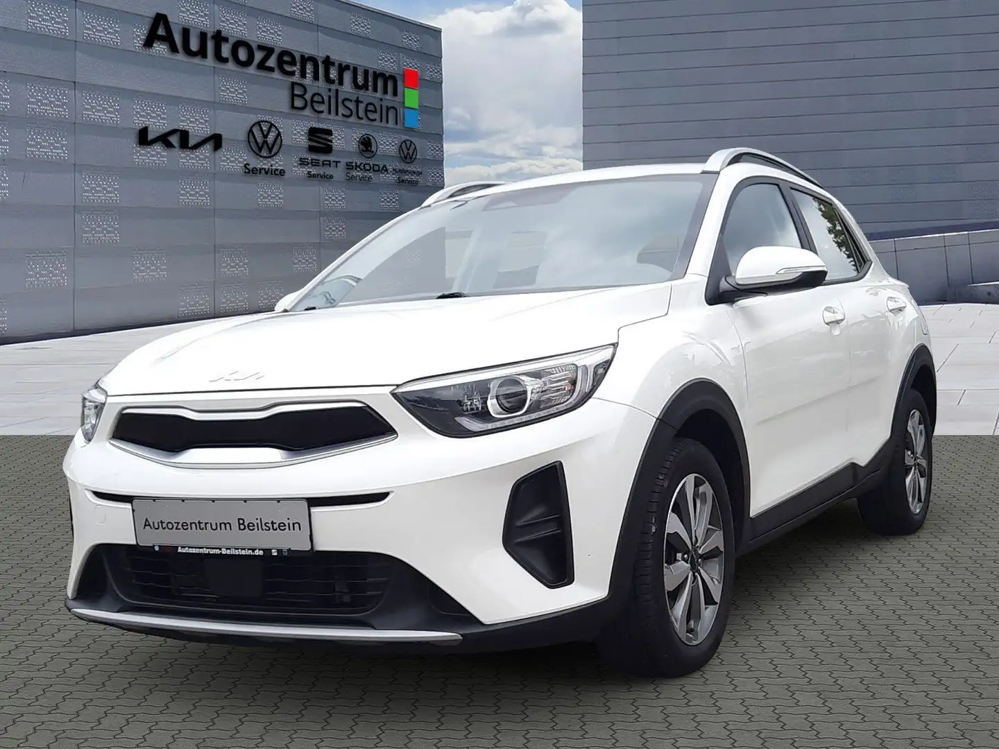 Kia Stonic 1,0 T-GDi DCT Vision Navi Blanc - 1