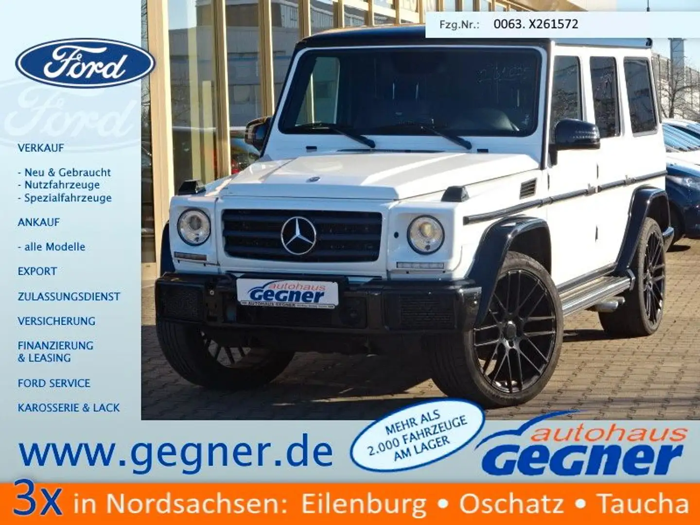 Mercedes-Benz G 500 Autm. 422PS Distronic 22-Zoll H&K designo Fehér - 1