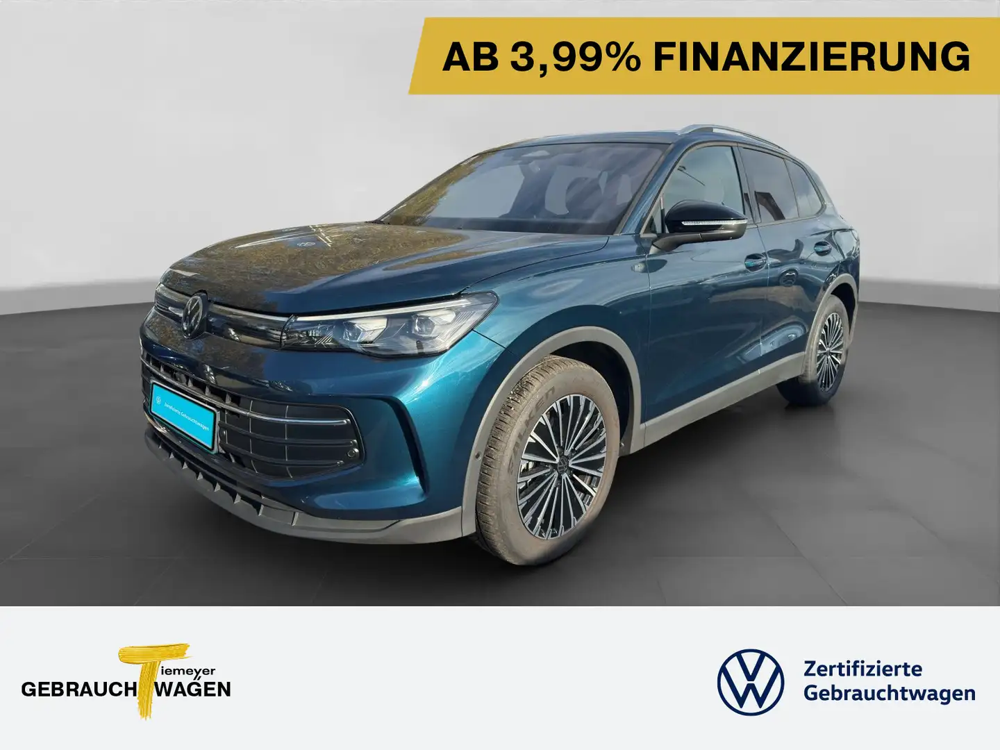 Volkswagen Tiguan 2.0 TDI DSG GOAL PANO AHK ST.HEIZ HD-MATR Blau - 1