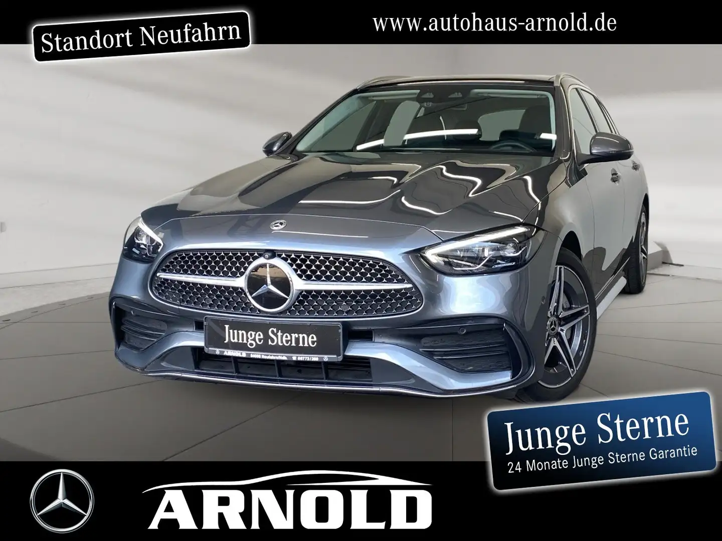 Mercedes-Benz C 300 C 300 T e AMG-Line Head-Up DISTRONIC PanoD. AHK BC Grau - 1