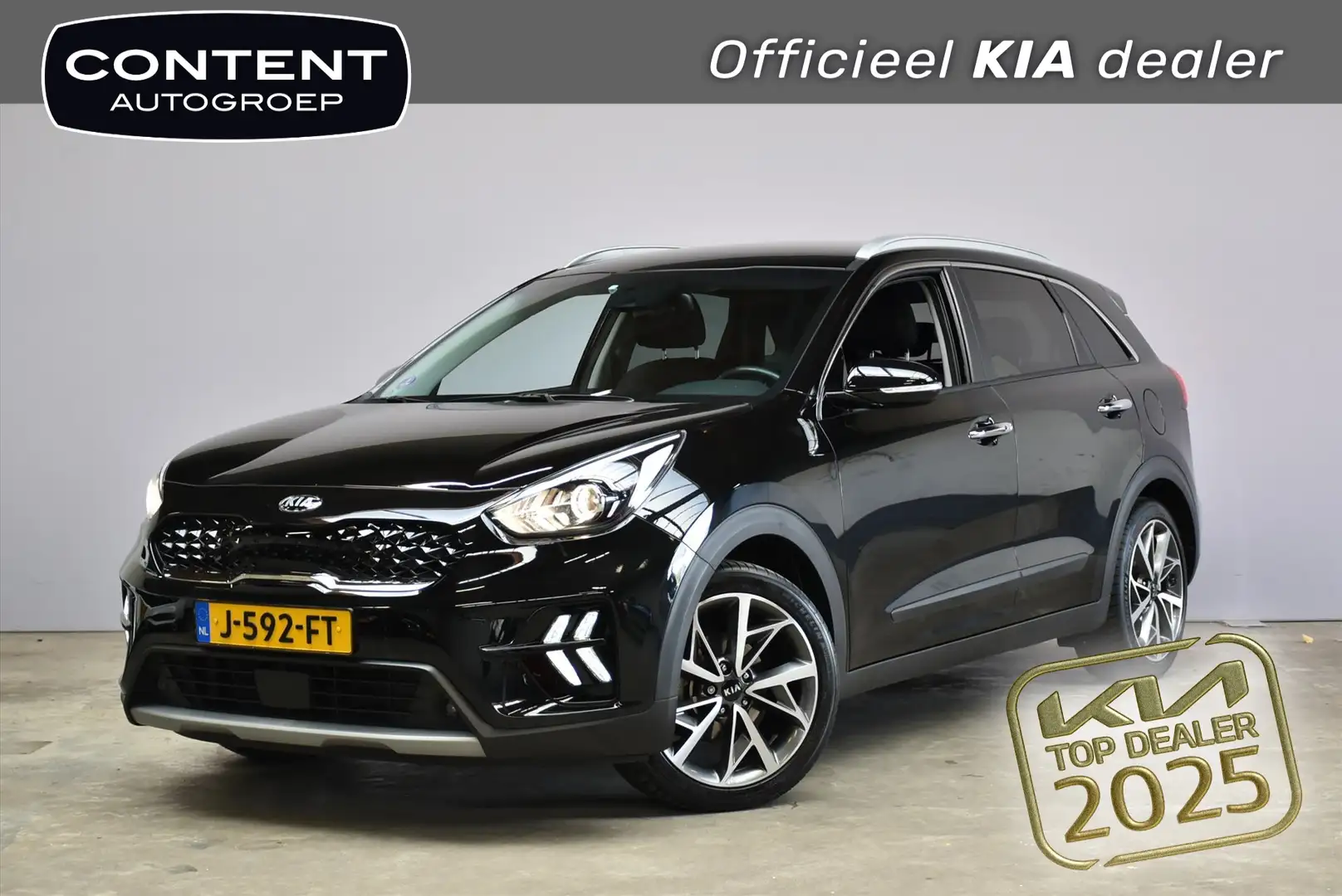 Kia Niro 1.6 GDi Hybrid 141pk DCT6 DynamicPlusLine Zwart - 1