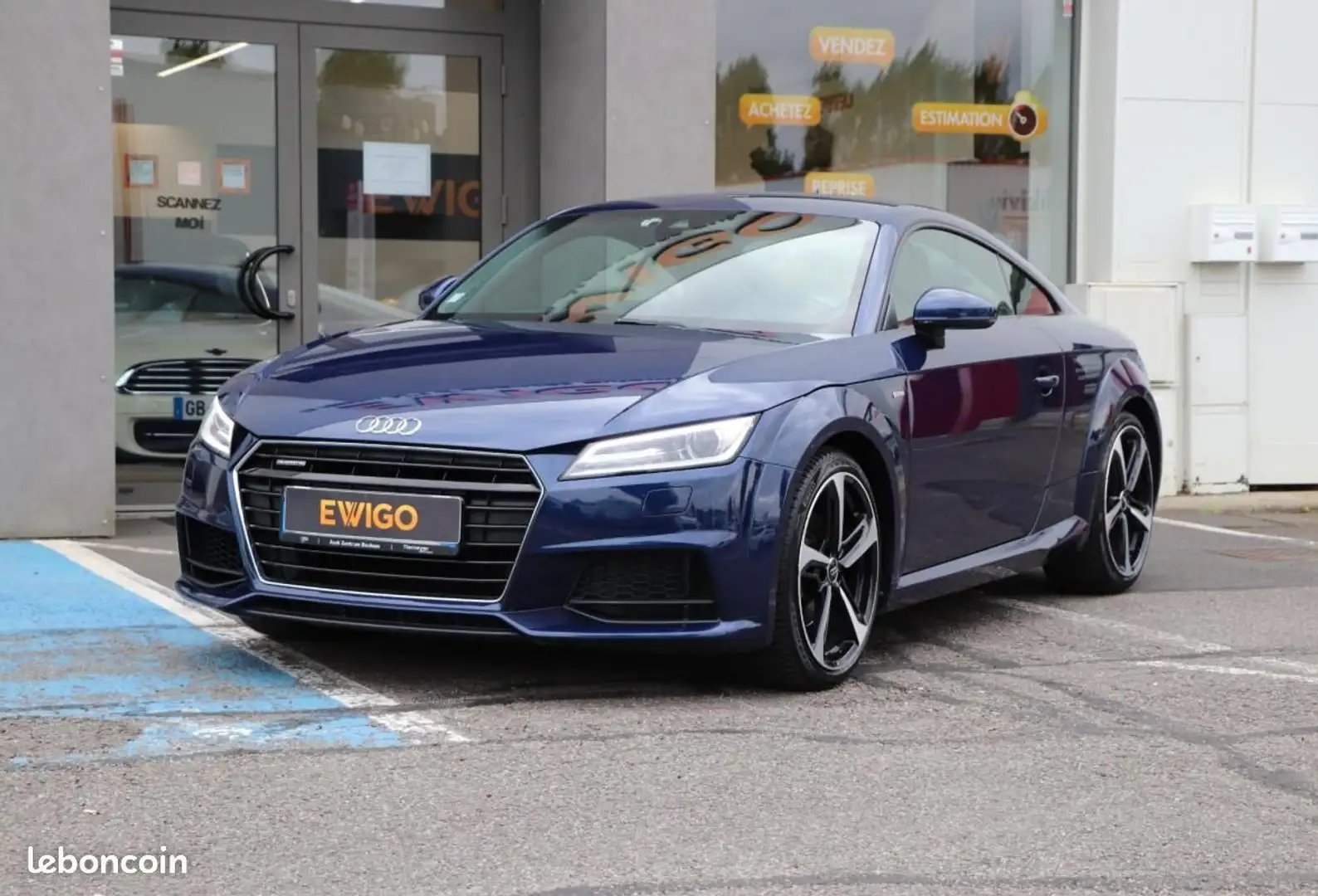 Audi TT COUPE 2.0 TFSI 230 S-LINE QUATTRO S-TRONIC BVA Bleu - 1